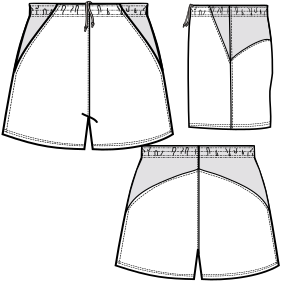Fashion sewing patterns for MEN Shorts Football Short 2894